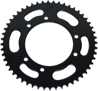 Achtertandwiel DMP voor Derbi / Yamaha / Aprilia / Peugeot / Motorhispania / Rieju / Malaguti / Gilera 52 tands
