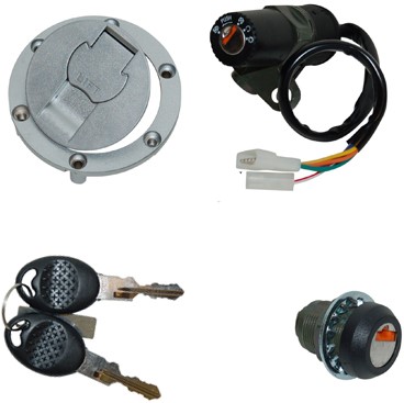 Contactslot Set Derbi GPR 2004 / Aprilia RS50 v.a 2006 + Tankdop