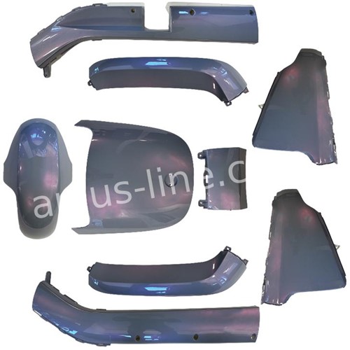 Kappenset voor Segway E110 / Segway E125 - Amethyst Purple - 9 Delig