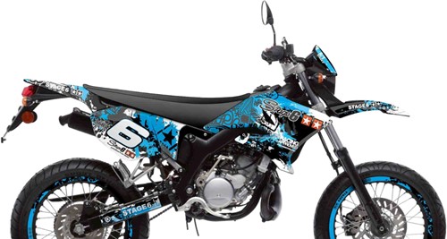Sticker Set Stage6 voor Yamaha DT50 / MBK X-Limit - Blauw