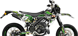 Sticker Set Stage6 voor Rieju MRT Bouwjaar 2009 t/m 2022 - Groen