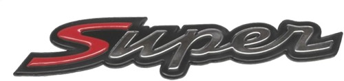 Sticker Embleem Origineel (110x20mm) Vespa Gts Super Origineel 672498