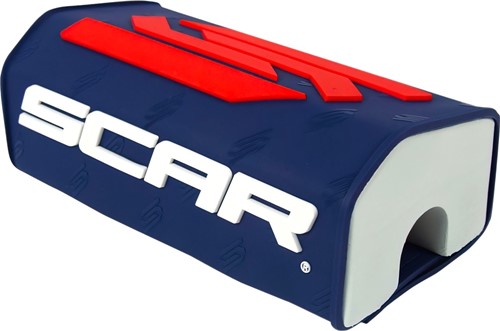 Stuurpad SCAR 3D Donker Blauw - Voor 22/28mm sturen - Zonder Middenbeugel