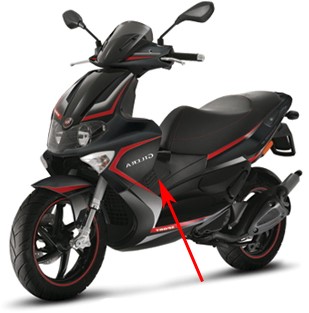 verwarmingsrooster gilera runner v.a 2005 RST links 949443000c