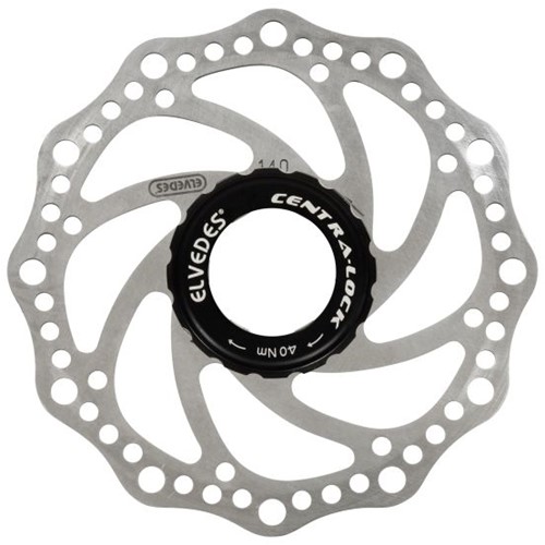 Fiets Remschijf Elvedes SC14 RVS ø140mm met Center Lock