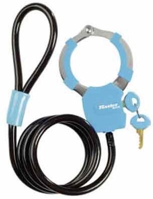 Multi Slot E-step / Kickscoot Zwart / Blauw (Staal kabel) Voor stuurstang dikte max. 50mm