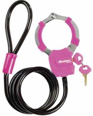 Multi Slot E-step / Kickscoot Zwart / Roze (Staal kabel) Voor stuurstang dikte max. 50mm