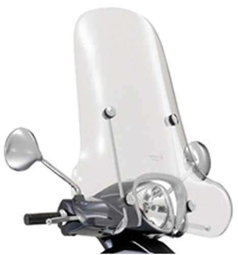 Windscherm Piaggio Liberty RST + Montageset Hoog Helder Origineel 657155
