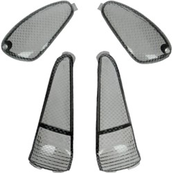 Knipperlichtglas Set voor Gilera Runner Pro vanaf 2003 - Carbon 