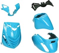 Kappenset Piaggio Zip 2000 Porsche GT-3 Blauw EVO-1 met SP voorscherm 5 delig