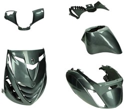Kappenset DMP Piaggio Zip 2000 Carbon met SP voorscherm 5 Delig