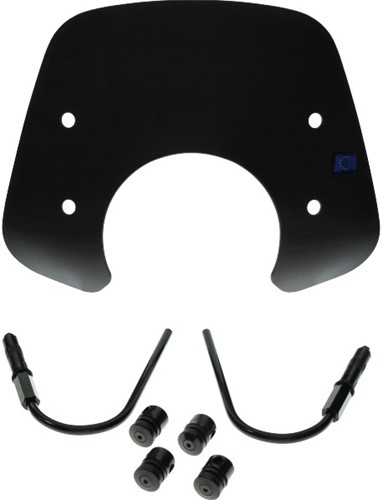 Windscherm voor Vespa GTS 250 / GTS 300 HPE - Euro 5 - Mat Zwart