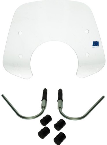 Windscherm voor Vespa GTS 250 / GTS 300 HPE - Euro 5 - Helder