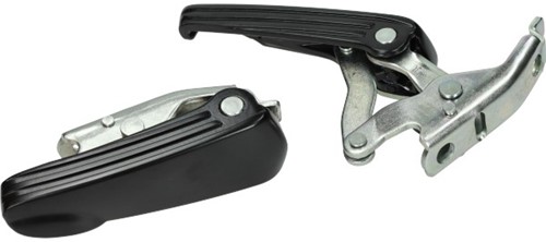 Duo Voetsteunset Passagier Mat Zwart Vespa GTS / Vespa GT60 / Vespa GTV 