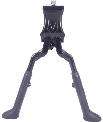 Fiets Onderstandaard 2 poot 24/28 inch aluminium - zwart
