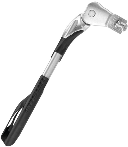 Fiets Zijstandaard Ursus Wave verstelbaar aluminium - zilver