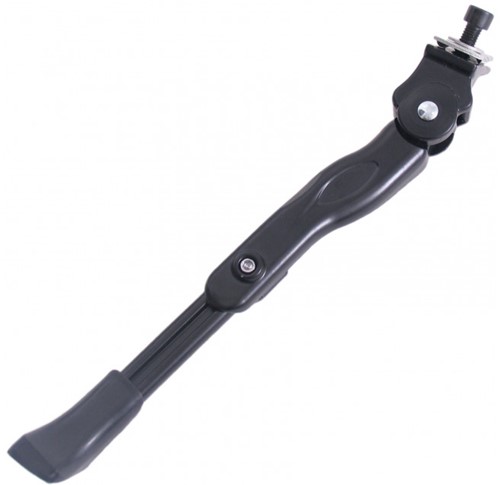 Fiets Zijstandaard Edge Centrale Bevestiging Verstelbaar Aluminium 26 t/m 29" Inch Zwart