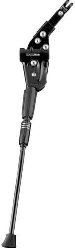 Fiets Zijstandaard Verstelbaar Achterbrugmontage Ergotec 26-29 Inch Zwart