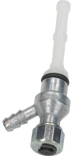 Benzinekraan Ø15mm Scooter / Bromfiets - Voor Plastic Tank 