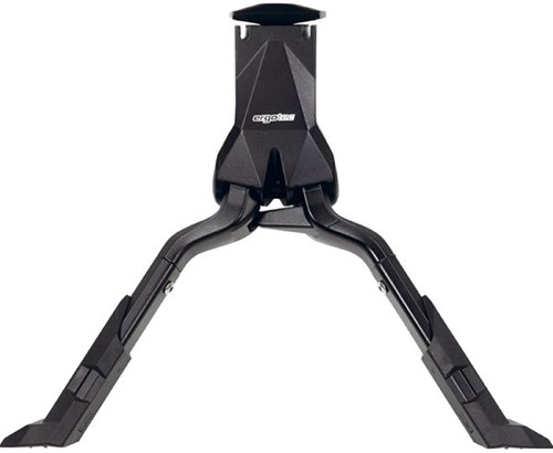 Fiets Onderstandaard 2-poot Ergotec Comfort 24 T/m 28 Inch Verstelbaar - Mat Zwart