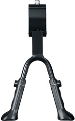 Fiets Onderstandaard 2-poot Ergotec Comfort 24 T/m 28 Inch Verstelbaar - Mat Zwart