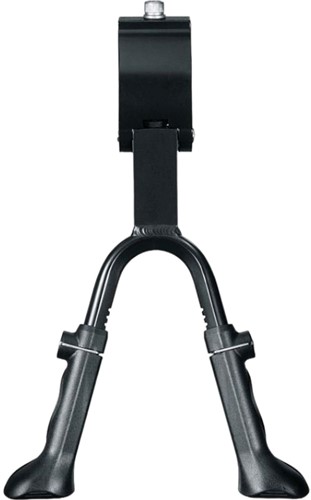 Fiets Onderstandaard 2-poot Ergotec Comfort 24 T/m 28 Inch Verstelbaar - Mat Zwart
