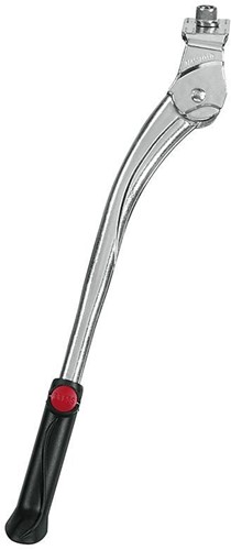 Fiets Zijstandaard 2-poot Ergotec Comfort 26 T/m 28 Inch Verstelbaar - Zilver