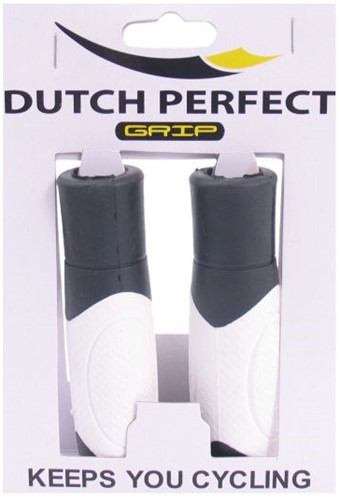 Fiets Handvatset Dutch Perfect Wit