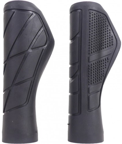Handvatset Fiets Edge Urban 135/135mm - zwart
