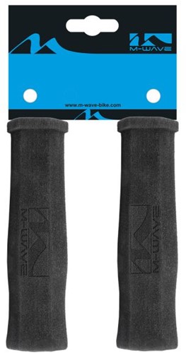 Fiets Handvatset M-Wave Hexagon Foam Zwart (2*125mm)