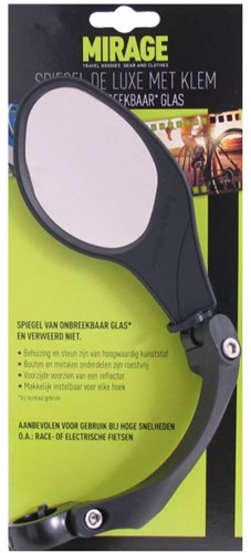 Fiets Spiegel Mirage met klem, draaibaar