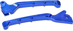 Remgreep Set Blauw CNC EVO Vespa Sprint / Vespa LX 50 / Vespa Primavera / Piaggio Zip 2000 / Zip 50 4T - DMP