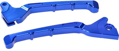 Remgreep Set Blauw CNC EVO Vespa Sprint / Vespa LX 50 / Vespa Primavera / Piaggio Zip 2000 / Zip 50 4T - DMP