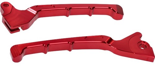 Remgreep Set Rood CNC EVO Vespa Sprint / Vespa LX 50 / Vespa Primavera / Piaggio Zip 2000 / Zip 50 4T - DMP