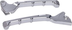 Remgreep Set Zilver CNC EVO Vespa Sprint / Vespa LX 50 / Vespa Primavera / Piaggio Zip 2000 / Zip 50 4T - DMP