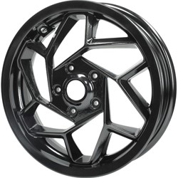 Voorwiel, voorvelg Zwart voor Vespa Sprint / Primavera V.a 2024 Euro5 Origineel 1C007056R