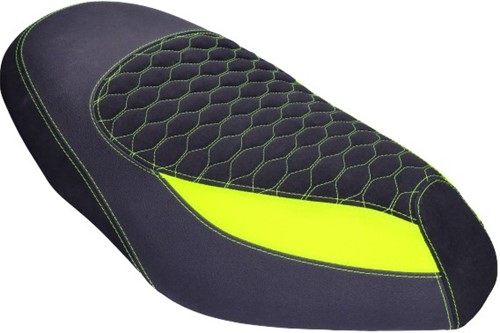 Buddydek GP1 voor Piaggio Zip 2000 - Zwart / Fluor Geel - V.a 2006