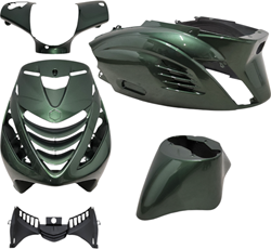Kappenset RS-1 Piaggio Zip 50 2T / 4T - Alpina Green