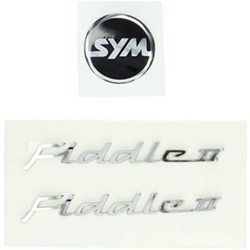 Stickerset Sym Fiddle 2 Chroom 87128-ala-010
