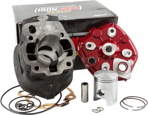 Cilinder MVT IRONMAX 50cc Aprilia RS50 / Aprilia RX50 / Beta ART Motard / Beta RR Enduro / Motorhispania Furia SM / Peugeot XP6 / Rieju MRX / Rieju MRT / Rieju RS3 / Rieju RS2 / Yamaha DT50R / Am6