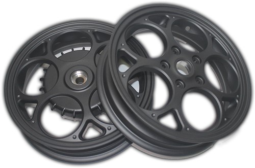 Velgen Set Vespa Sprint / Vespa Primavera Mat Black Edition