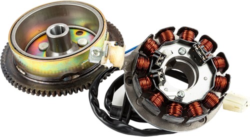 Ontsteking + Vliegwiel voor AM6 motor - E-start versie - Euro4