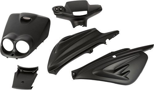 Kappenset voor Yamaha SPY - Mat Zwart - 5 Delig