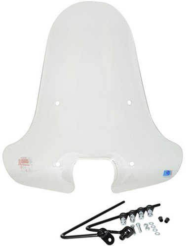 Windscherm Hoog Helder (70cm) Agm SP 50 / China Model Zip / Btc Streetline Inclusief Beugelset