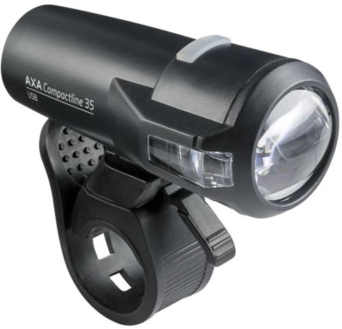 Fiets Koplamp Axa Compactline 35 USB oplaadbaar