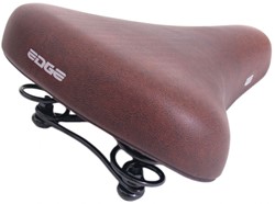 Edge Fiets Zadel City Retro Donkerbruin