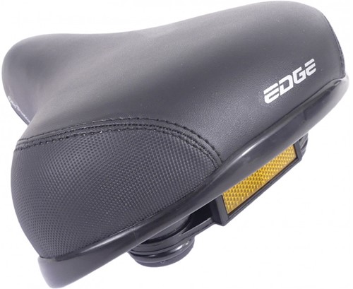 Edge Fiets zadel City Protect Zwart Met Hoekbescherming-3