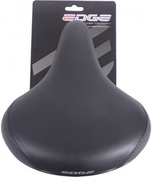 Edge Fiets zadel City Protect Zwart Met Hoekbescherming