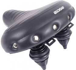 Edge Fiets zadel Urban XL Wave Zwart