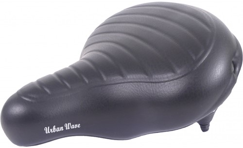 Edge Fiets zadel Urban XL Wave Zwart-2